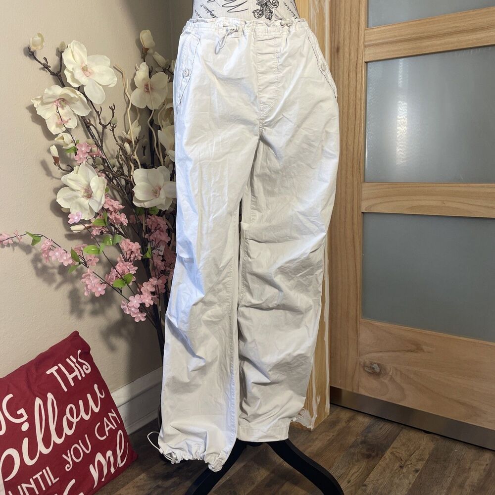 Women’s SO Good for Life High Rise Jogger Parachute Cargo Pants Size Medium